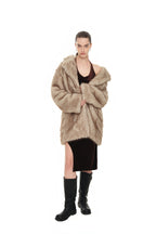 FAUX FUR HALF COAT (BEIGE)