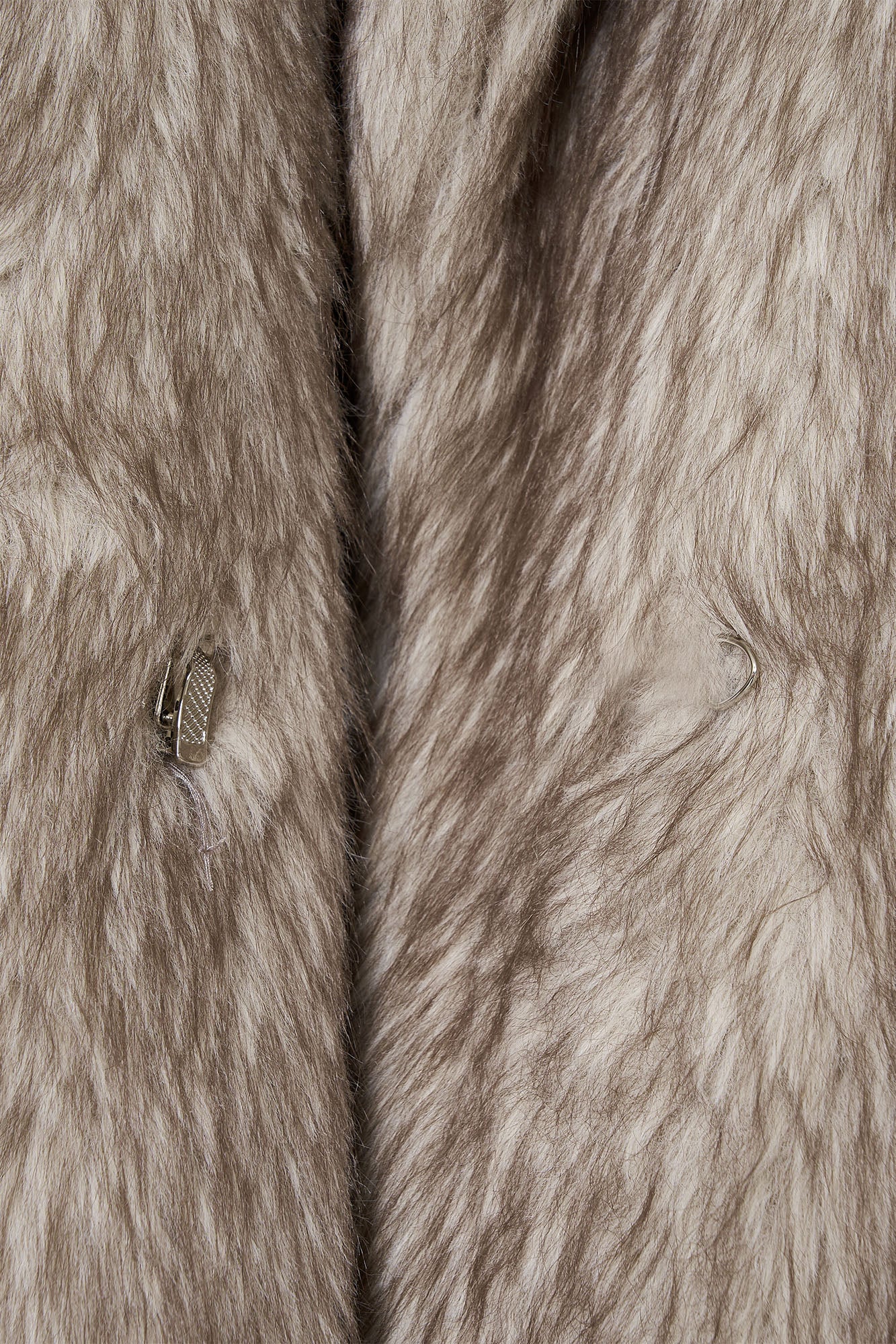 FAUX FUR HALF COAT (BEIGE)