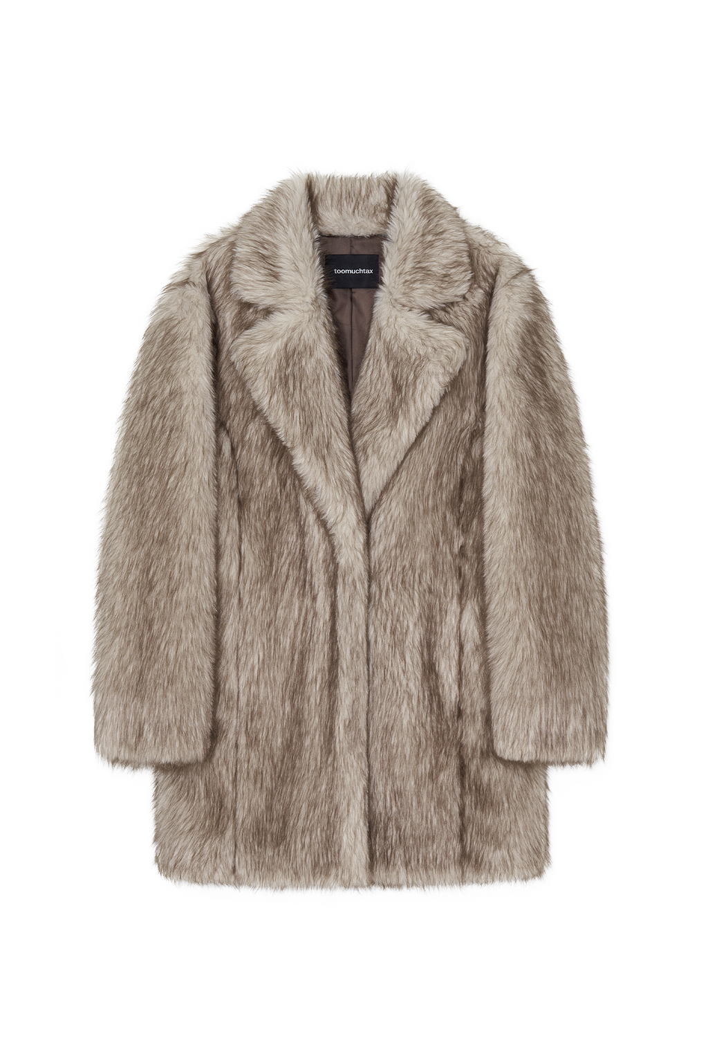 FAUX FUR HALF COAT (BEIGE)