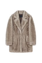 FAUX FUR HALF COAT (BEIGE)