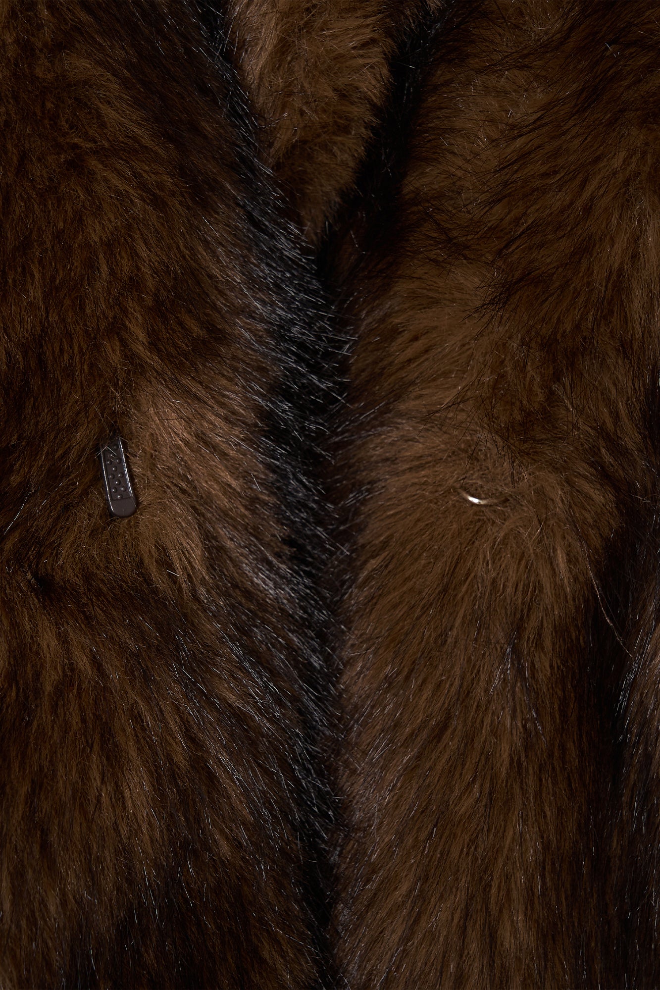 FAUX FUR HALF COAT (BROWN)