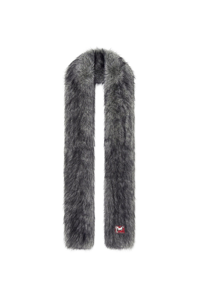 FAUX FUR SCARF (GREY)
