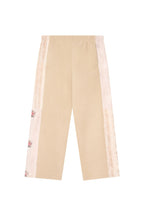 FLEECE PANEL SWEATPANTS (BEIGE)