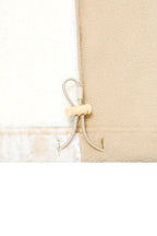 FLEECE PANEL SWEATPANTS (BEIGE)