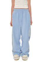 FLEECE PANEL SWEATPANTS (BLUE)