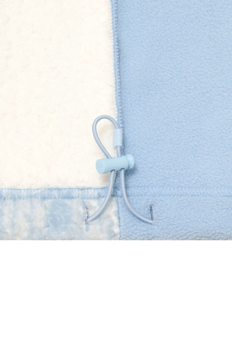 FLEECE PANEL SWEATPANTS (BLUE)