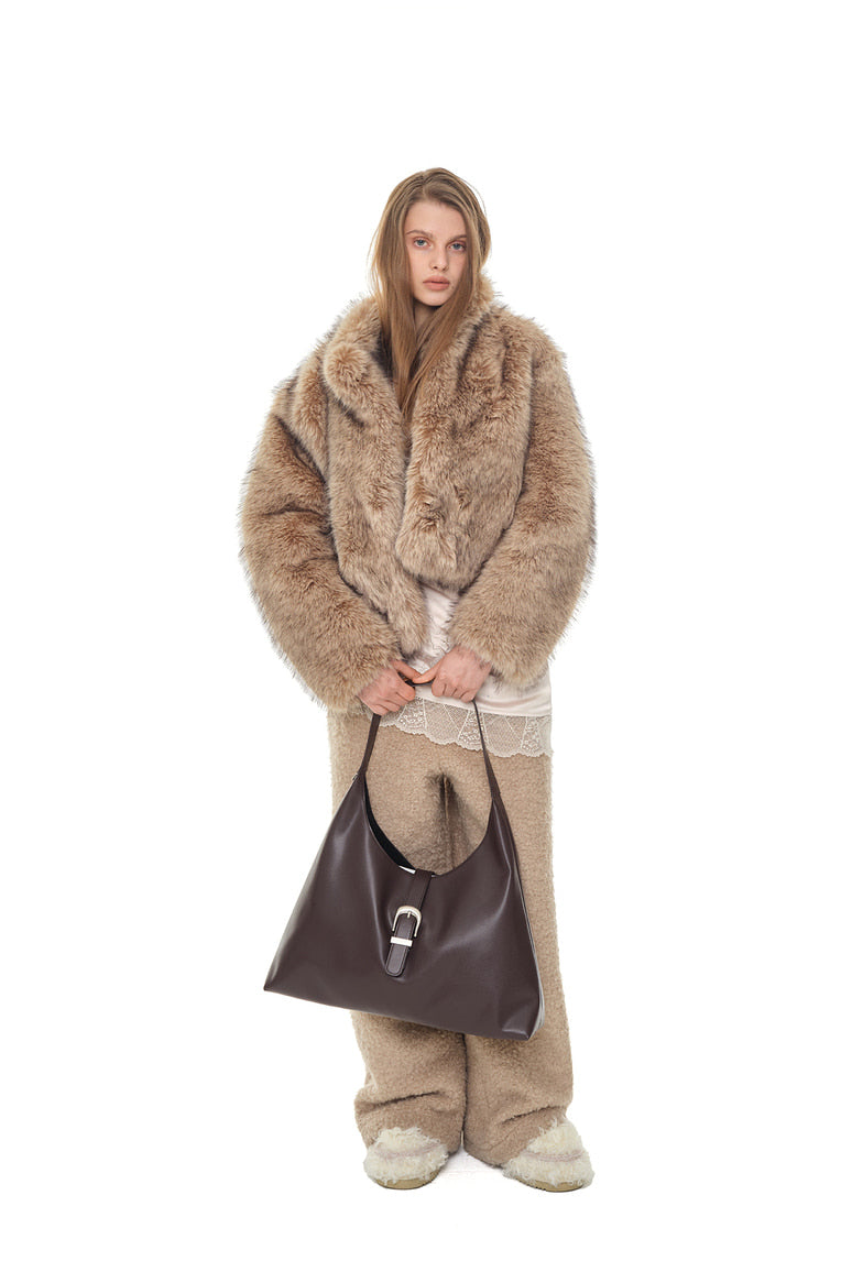 FLEECE SWEATPANTS (BEIGE)