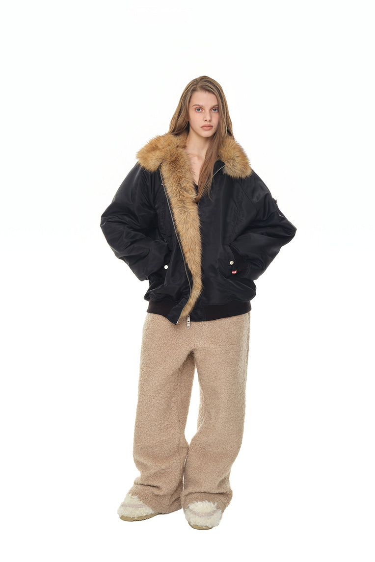 FLEECE SWEATPANTS (BEIGE)