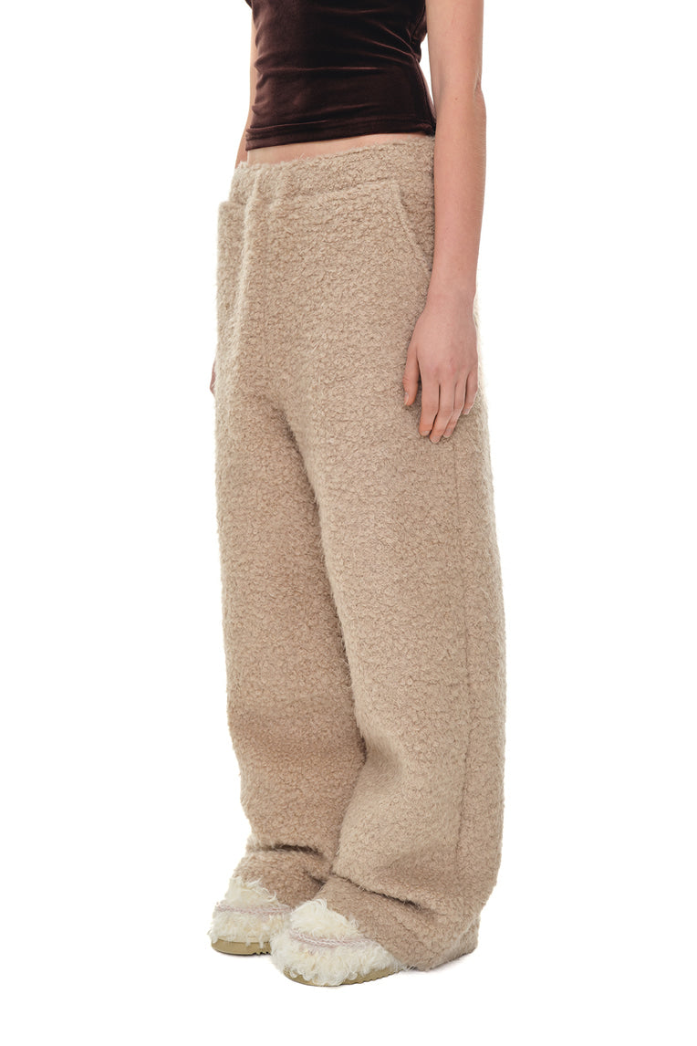 FLEECE SWEATPANTS (BEIGE)