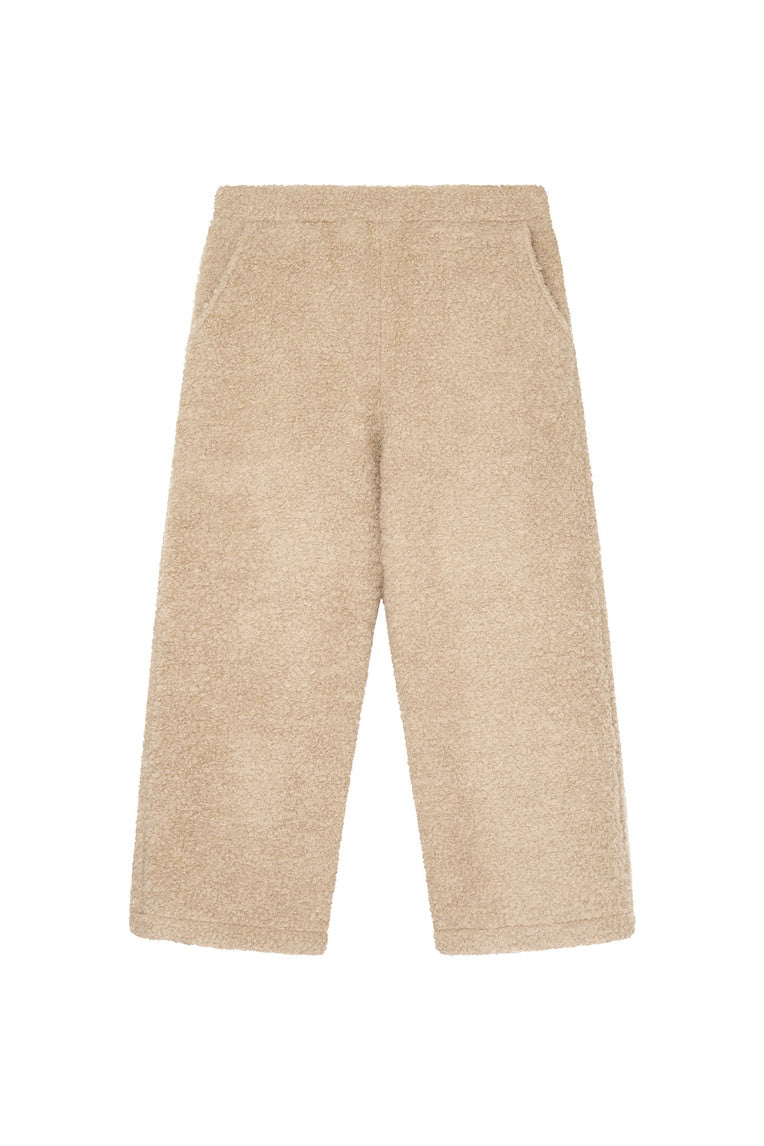 FLEECE SWEATPANTS (BEIGE)
