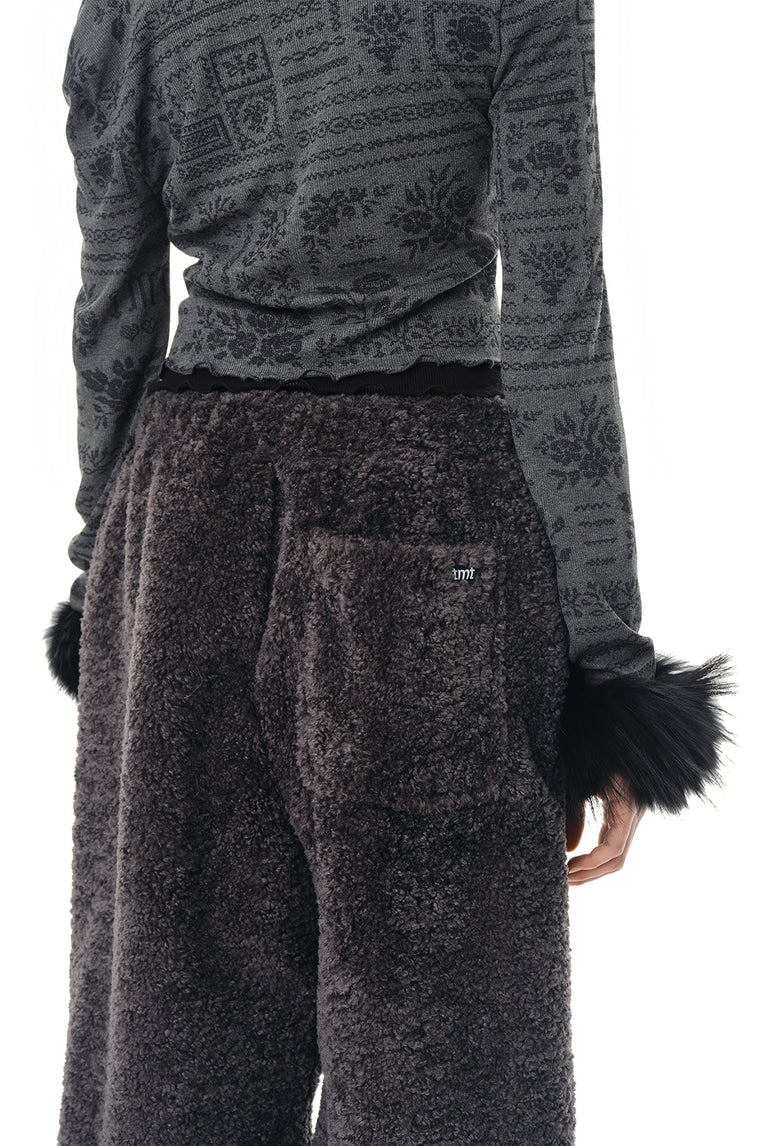 FLEECE SWEATPANTS (CHARCOAL)