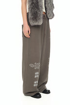 ORNAMENT SWEATPANTS (CHARCOAL)