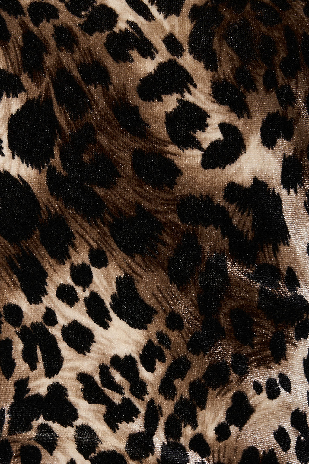 VELOUR HALTER TANK TOP (LEOPARD)
