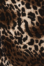 VELOUR MIDI SKIRT (LEOPARD)