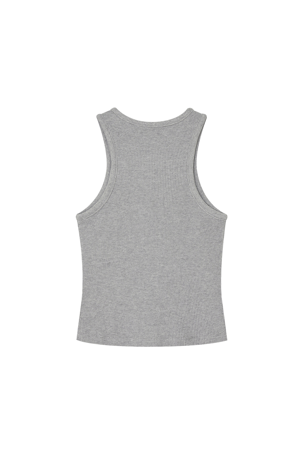 WAFFLE TANK TOP (GREY)