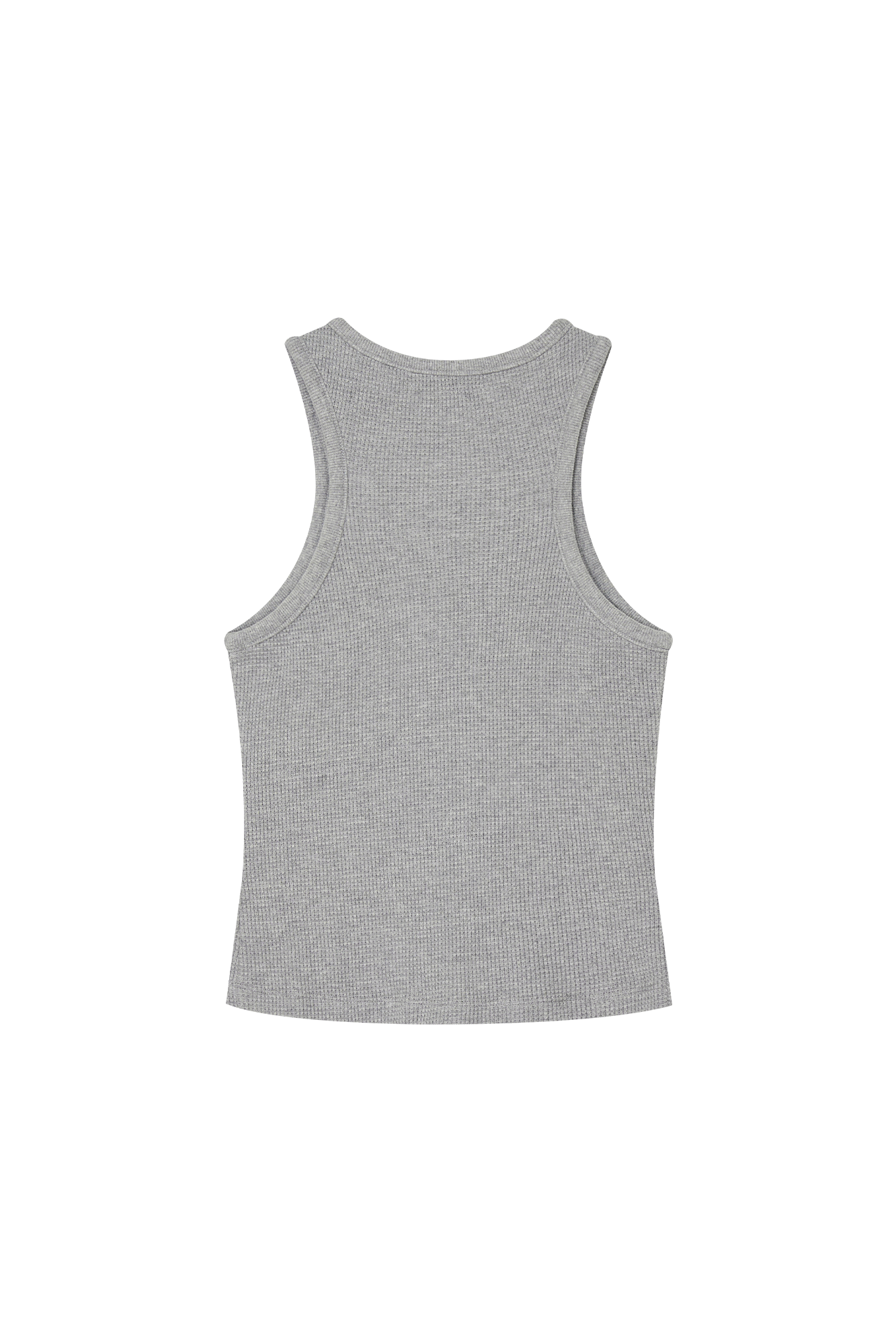 WAFFLE TANK TOP (GREY)