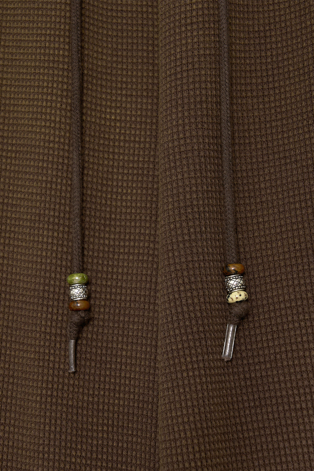 WESTERN BEAD WAFFLE PANTS (WASHED BROWN)