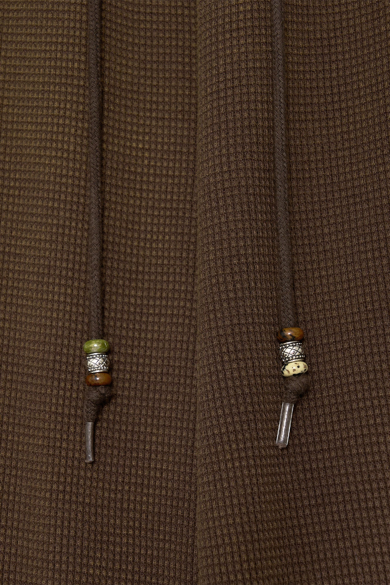 WESTERN BEAD WAFFLE PANTS (WASHED BROWN)