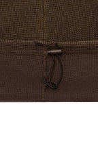 WESTERN BEAD WAFFLE PANTS (WASHED BROWN)