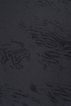 ZEBRA JERSEY MAXI DRESS (CHARCOAL)