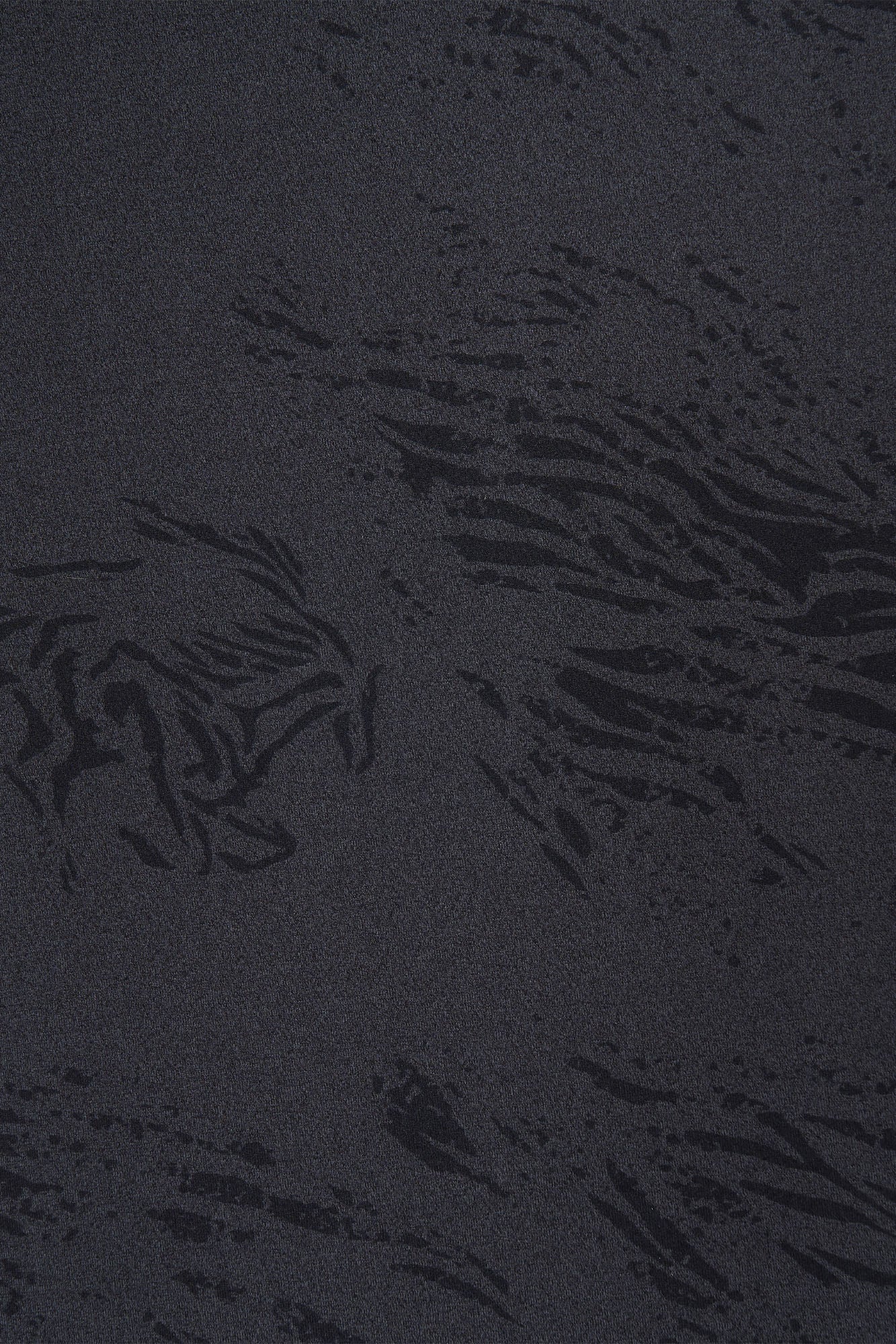 ZEBRA JERSEY MAXI DRESS (CHARCOAL)